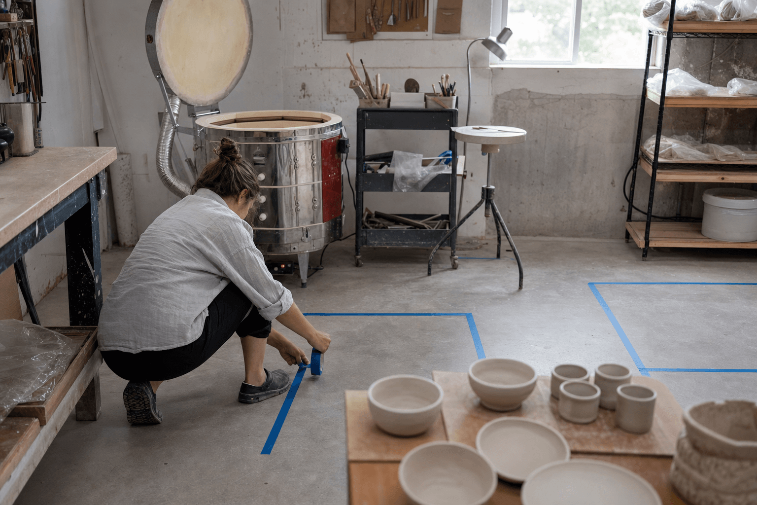 Montar un taller de cerámica en casa: espacio y equipo