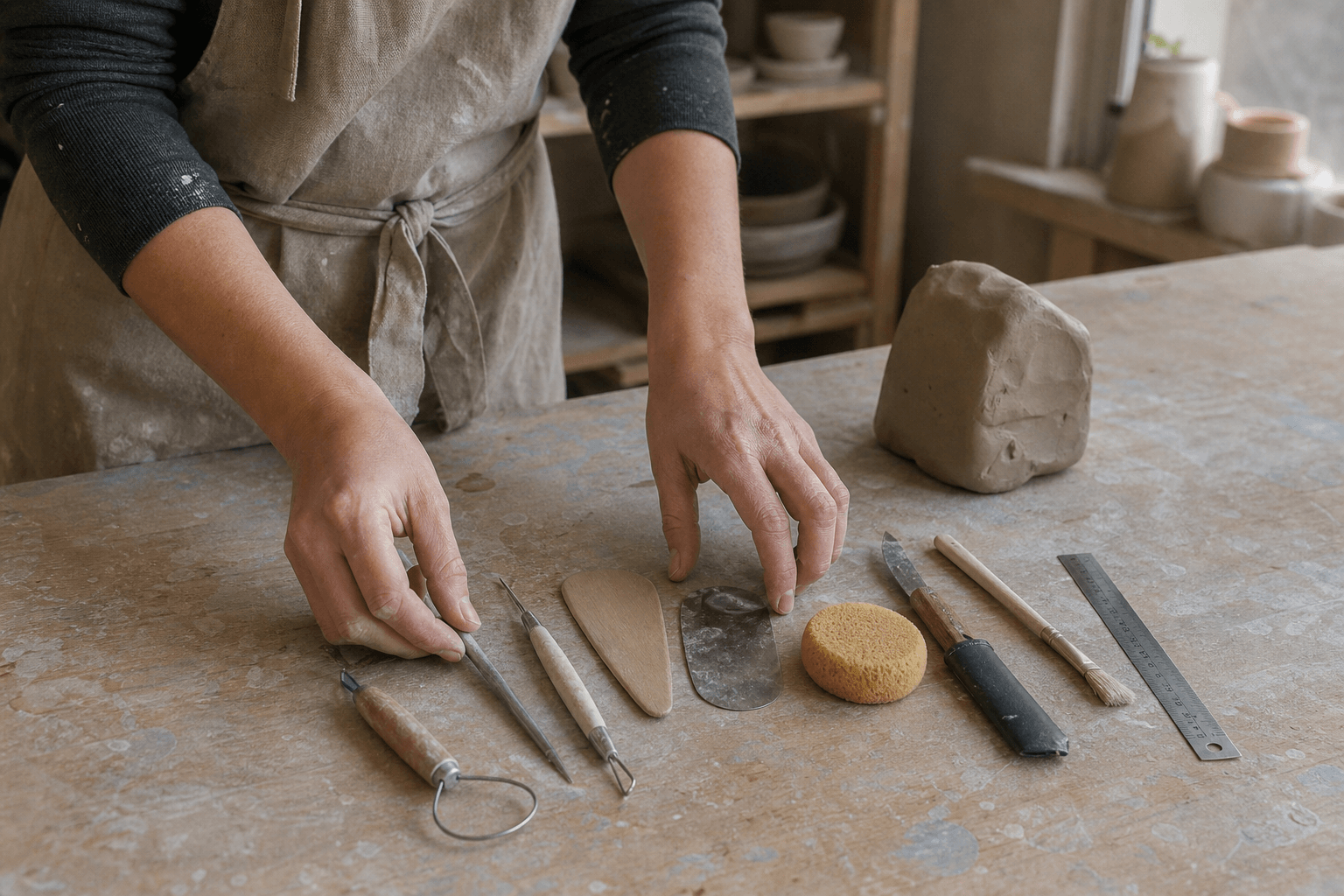 Outils de poterie pour débutants : la trousse de départ