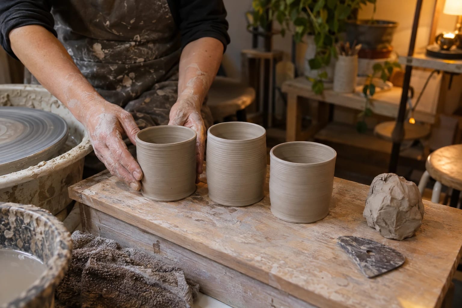 Pottery Wheel Ideas for Beginners After Centering