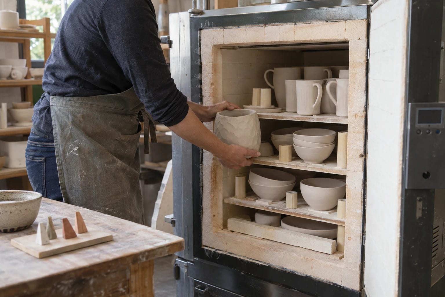 Programme de cuisson bisque au four électrique : degré par degré