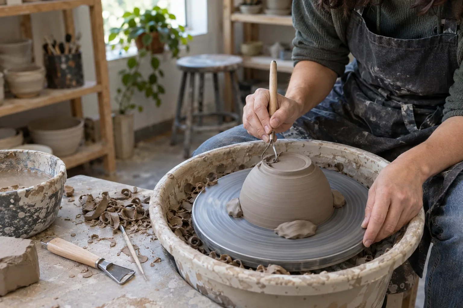 Pottery Wheel Trimming Tools: Choose and Use Them Well